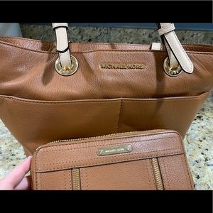 Michael Kors Handbag and matching wallet